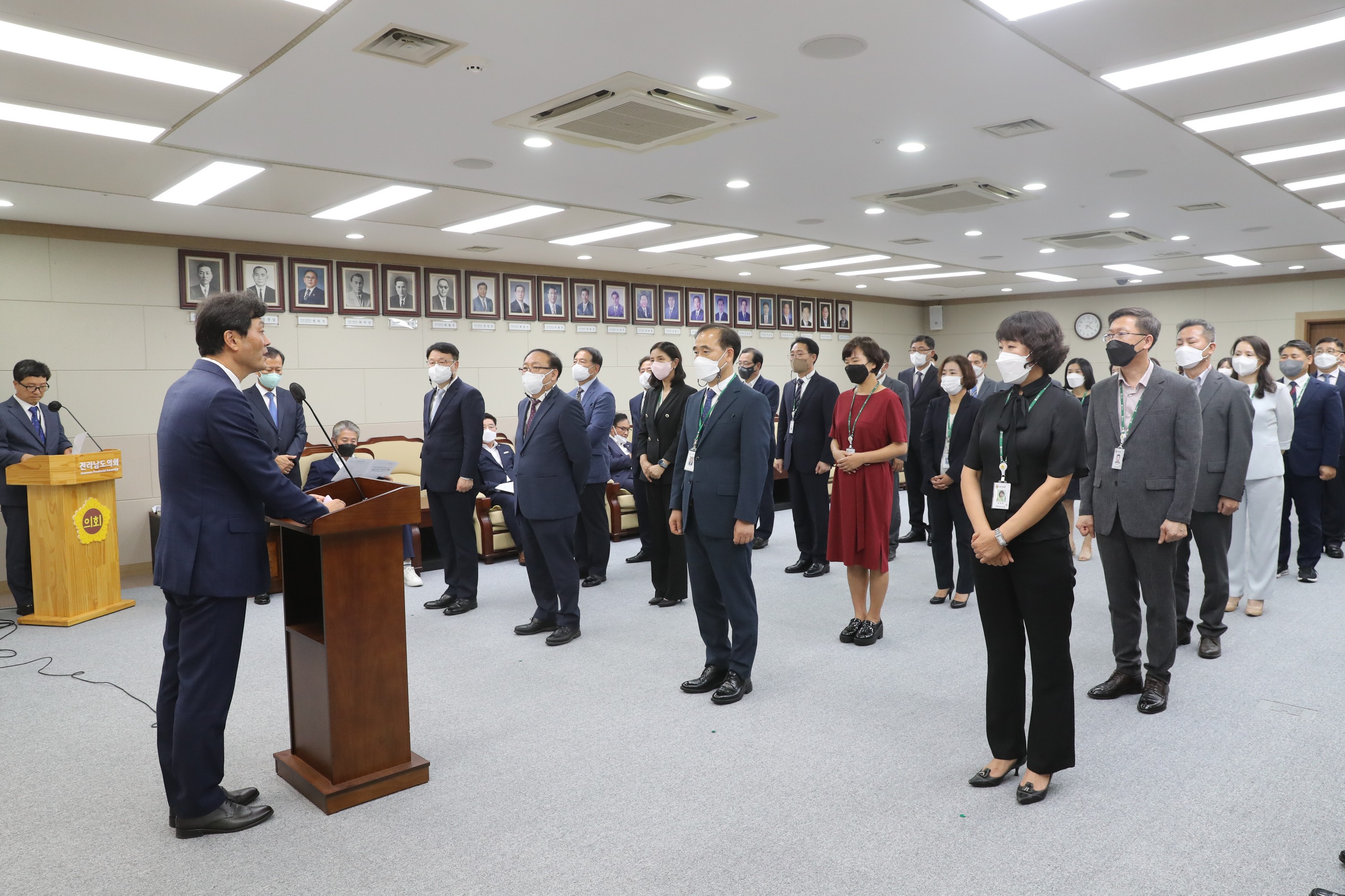 신임 의장단 간부 신고식 첨부이미지 : 22년07월06일 신임의장단 간부 신고식 - 010.jpg