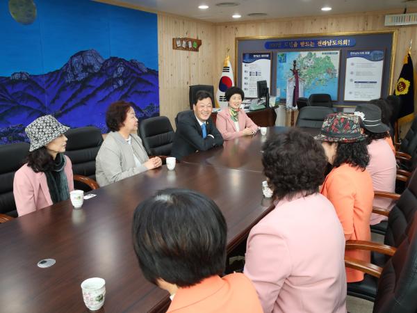 전남 문화관광해설사 협회 도의회 방문