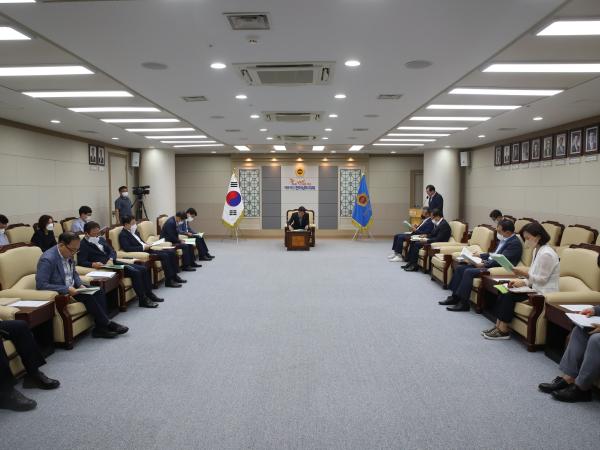 의장단 의회사무처 업무보고