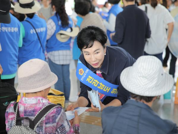 전남 의대 유치 명절 귀성객 대상 홍보활동