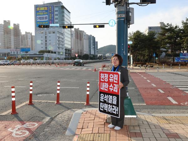 윤석열 탄핵 촉구 릴레이 농성 첨부이미지 : 24년12월12일 윤석열 탁핵 촉구 릴레이 농성 - 005.jpg