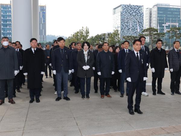 제주항공 여객기 사고 합동분향소 참배