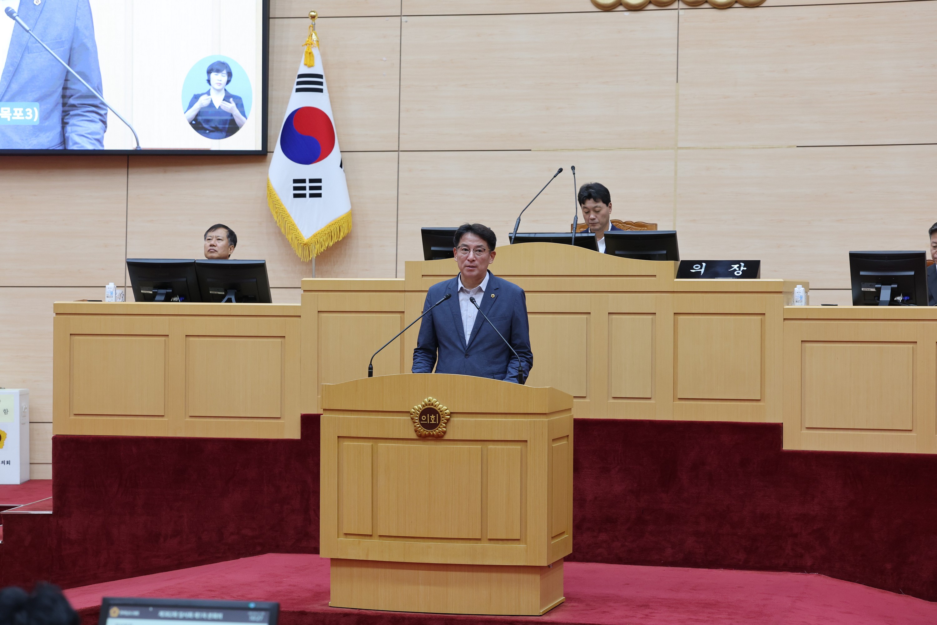 제382회 임시회 제1차 본회의 의장단 및 상임위원장 선거 첨부이미지 : 24년06월27일 제382회 임시회 제1차 본회의 - 045.jpg