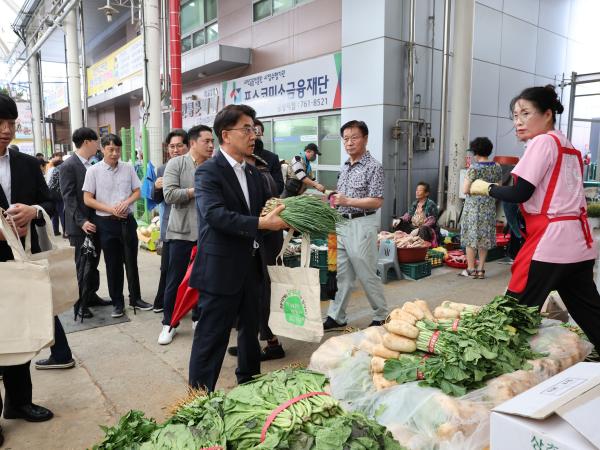 추석 명절 맞이 전통시장 장보기