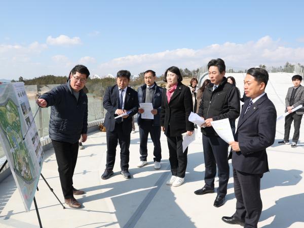 제378회 임시회 경제관광문화위원회 해남 산이정원 현지활동